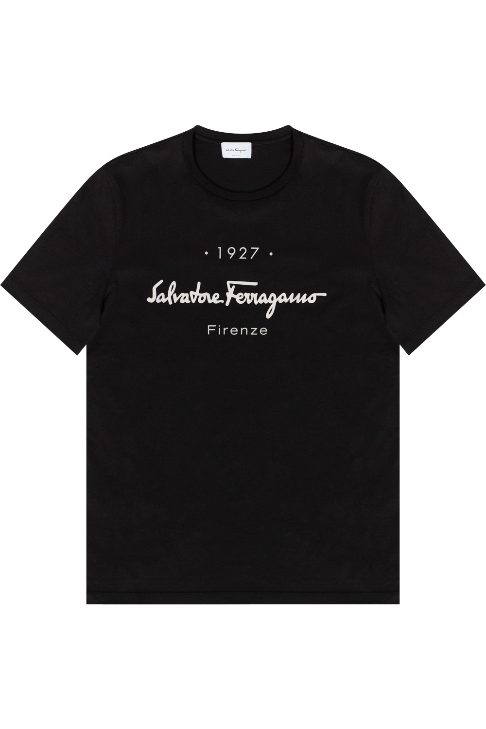 Outlets Salvatore Ferragamo Logo-Print Cotton T-Shirt